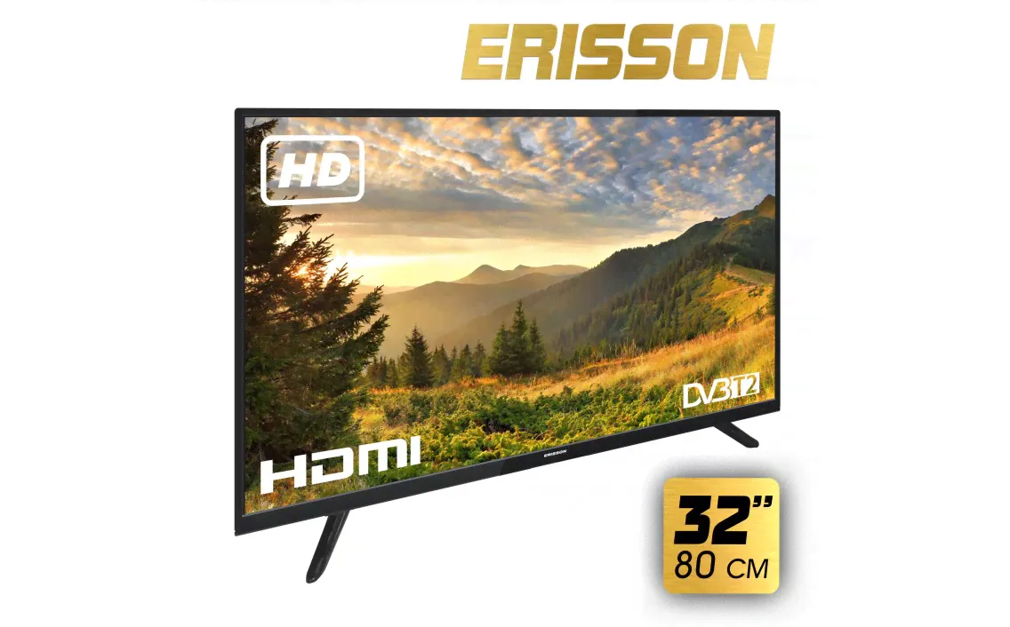 Телевизор Erisson D-LED Slim 32LES901T2SM, 32"(80см), HD